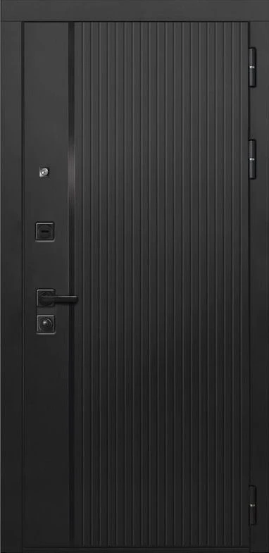 Входная дверь ДвериПРО L-45 ФЛ-256 (10мм, бетон пепельный) DPRO220533 внешняя сторона