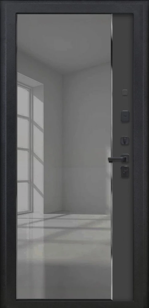 Входная дверь ДвериПРО Модель Л-49 ФЛЗ-618 Черный кварц DPRO226235 внутренняя сторона