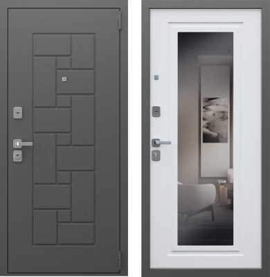 Дверь Арсенал с зеркалом
